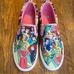 Disney Princess Ground Up Slip On Sneakers Big Girl Size 5